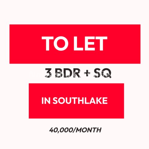 3 Bedroom own Compound For Rent-South Lake