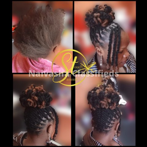 Dreadlocs , Sister locks, Artificial locs, Fresh locs, Pro coloring, Instant Locking, Naturalista, Eye Brows, Silk Press, Nails Technology 13