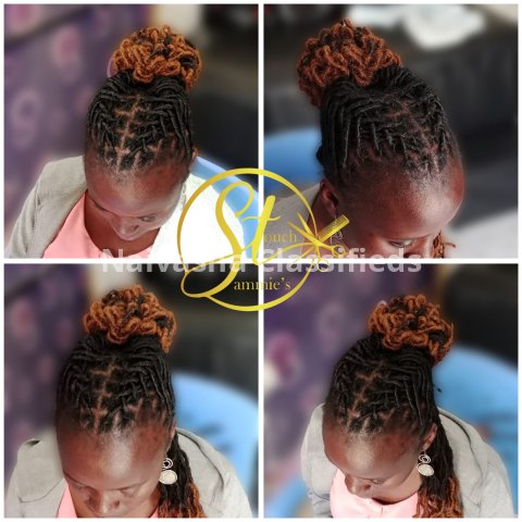 Dreadlocs , Sister locks, Artificial locs, Fresh locs, Pro coloring, Instant Locking, Naturalista, Eye Brows, Silk Press, Nails Technology 17