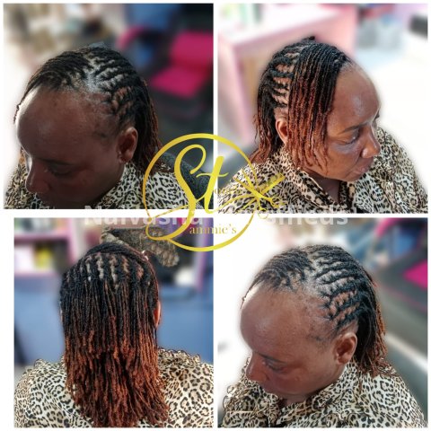 Dreadlocs , Sister locks, Artificial locs, Fresh locs, Pro coloring, Instant Locking, Naturalista, Eye Brows, Silk Press, Nails Technology 24