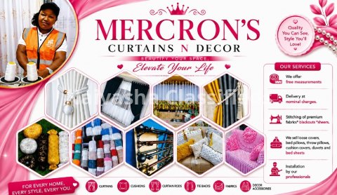 Curtains, pillows,Fabrics and Decor in Naivasha