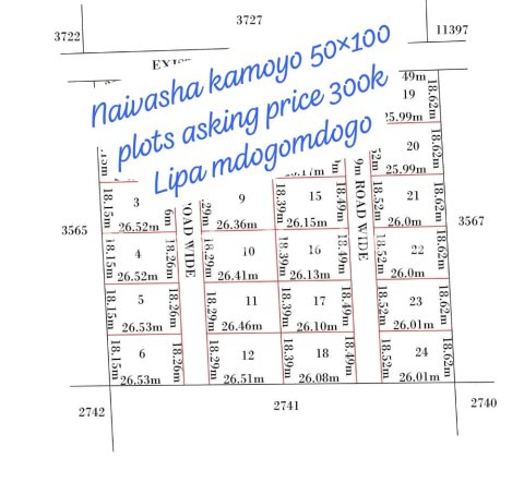 Cheap plots for sale in Naivasha-Kamoyo