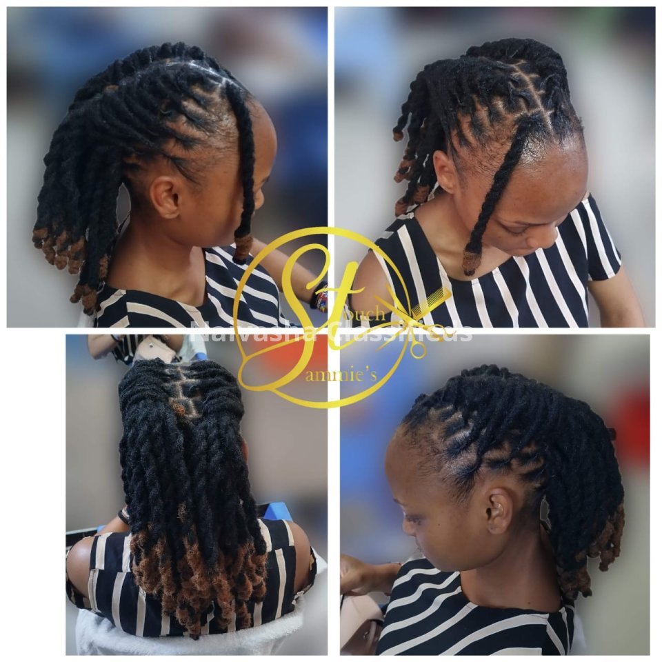 Dreadlocs , Sister locks, Artificial locs, Fresh locs, Pro coloring, Instant Locking, Naturalista, Eye Brows, Silk Press, Nails Technology