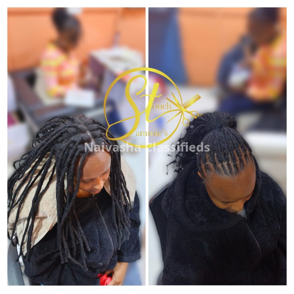 Dreadlocs , Sister locks, Artificial locs, Fresh locs, Pro coloring, Instant Locking, Naturalista, Eye Brows, Silk Press, Nails Technology