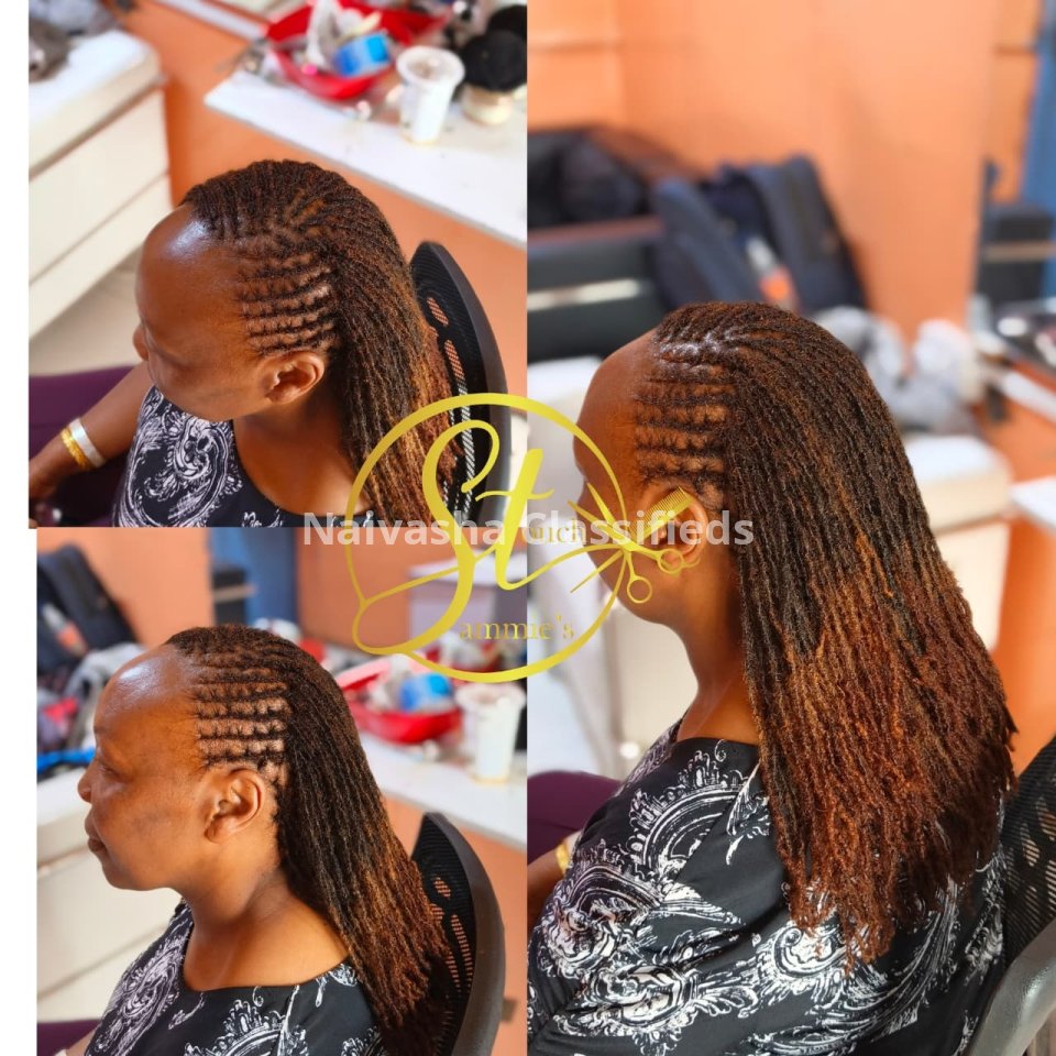 Dreadlocs , Sister locks, Artificial locs, Fresh locs, Pro coloring, Instant Locking, Naturalista, Eye Brows, Silk Press, Nails Technology