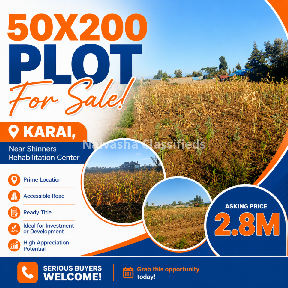 Plot for Sale in Karai, Naivasha
