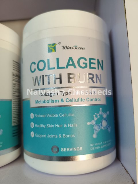 Collagen with burn