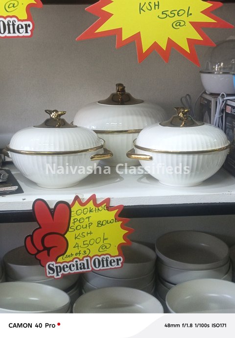 3pc Soup Bowls