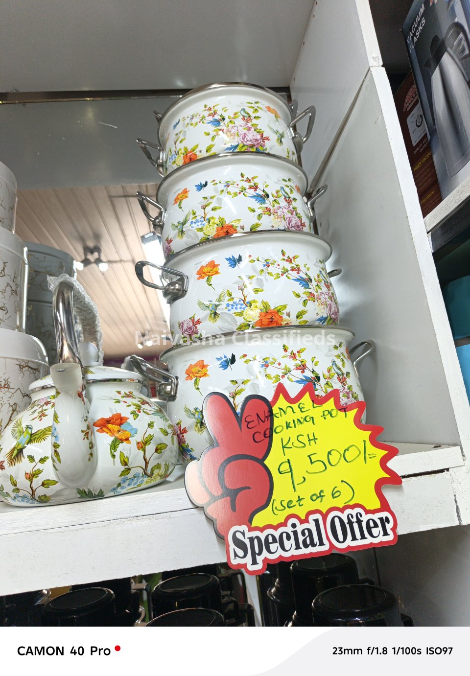 6pcs Enamel Cooking Pot
