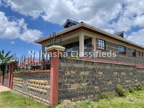 4 Bedroom Mansion for sale in Naivasha,Kinamba- sitting on 1/4 piece of land, 200mtrs from tarmac 7