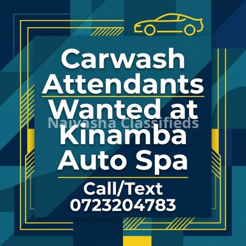 CarWash attendants wanted