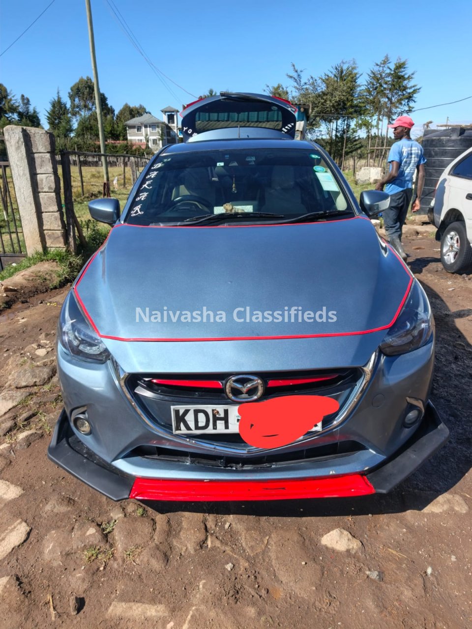 Mazda demio in Naivasha