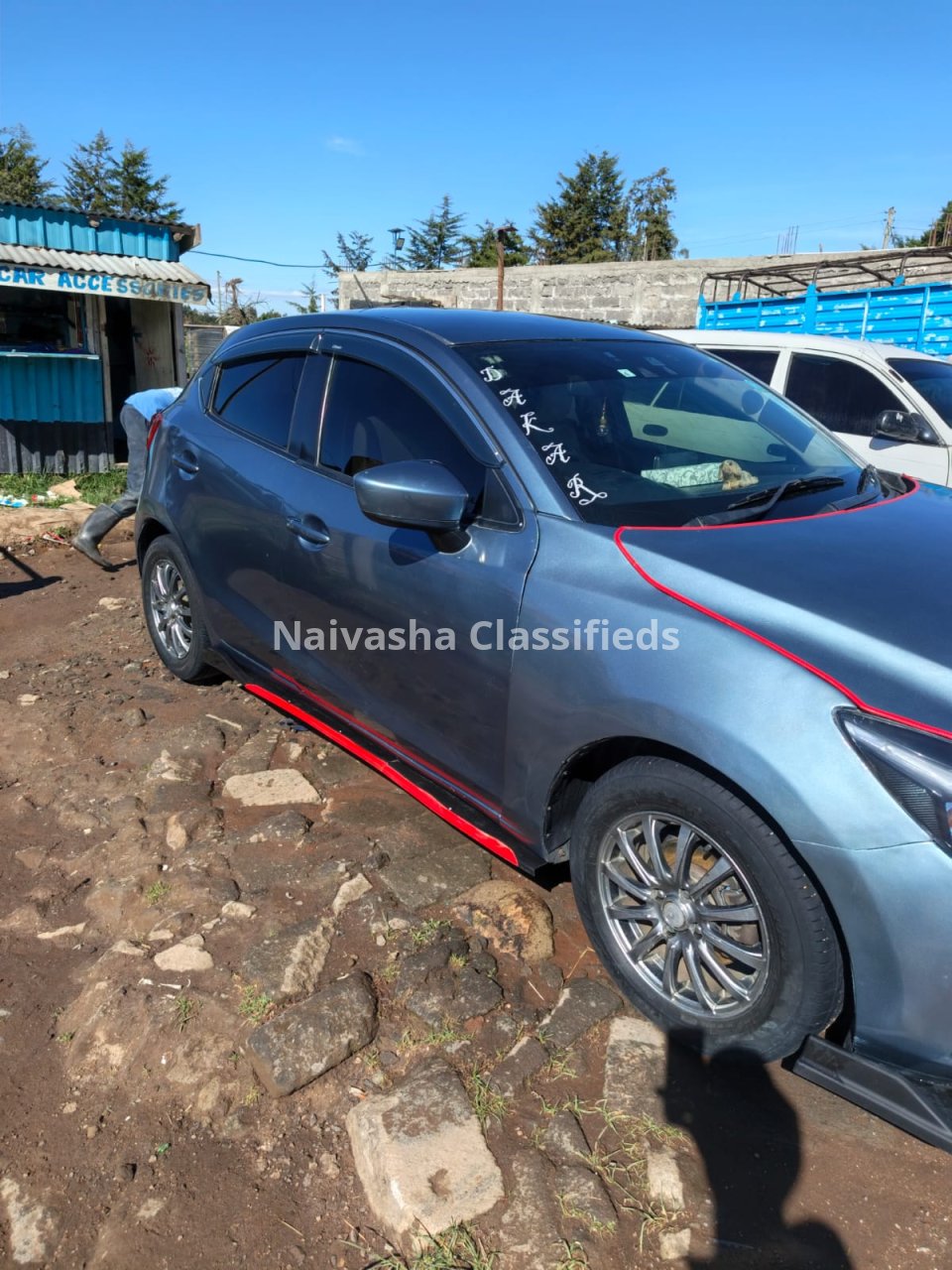 Mazda demio in Naivasha