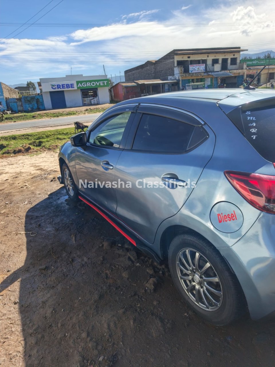 Mazda demio in Naivasha