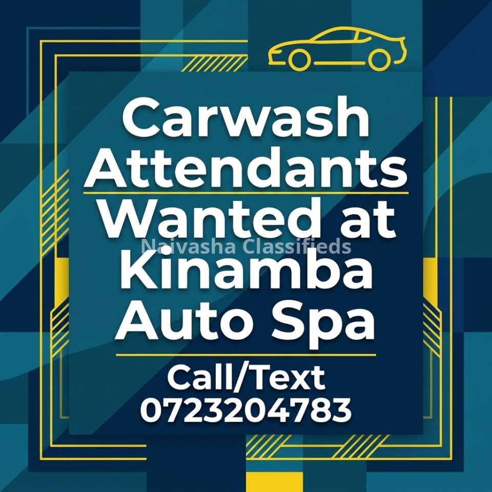 CarWash attendants wanted